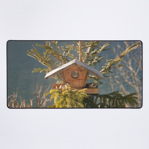 Item preview, Blue Tit and Marsh Tit at the Birdhouse designed and sold by CheekyChameleon.