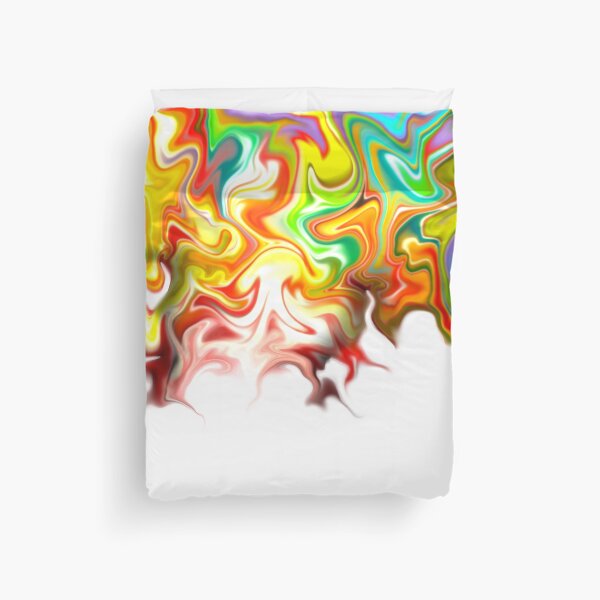 Item preview, Acid Trip, digital fluid pour, abstract pastel rainbow designed and sold by MayGreenAbgrall.