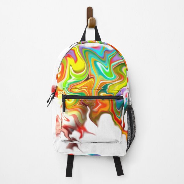 Item preview, Acid Trip, digital fluid pour, abstract pastel rainbow designed and sold by MayGreenAbgrall.