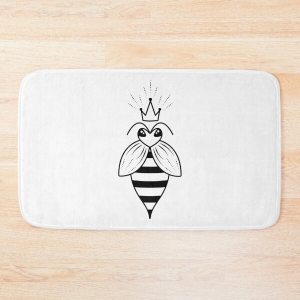 Item preview, Cute black and white bee queen designed and sold by OM-lova.