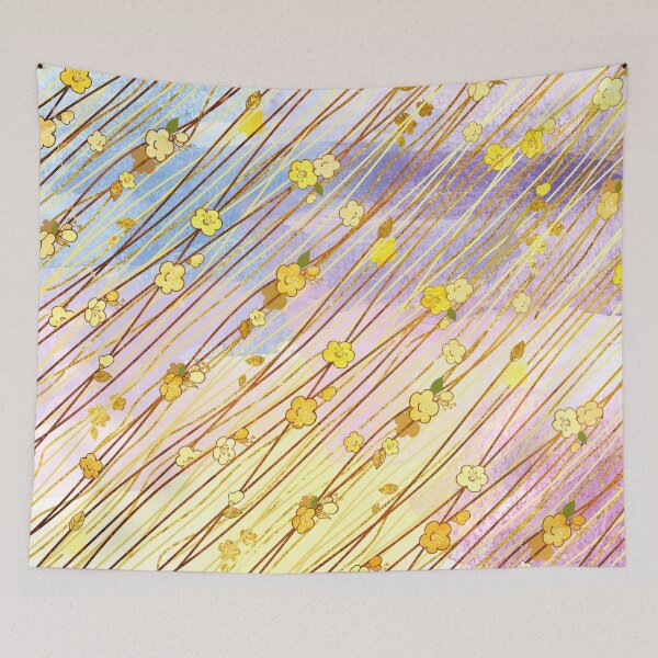 Item preview, Golden Creepy Flowers XVII designed and sold by B & K     Store.