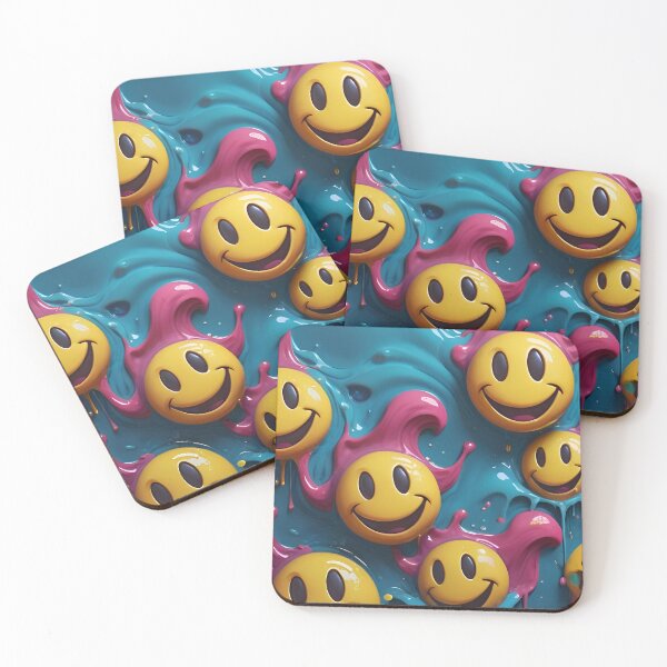Item preview, Funny Smiley Face Pattern designed and sold by TheArtOfPat.