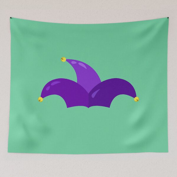 Item preview, Purple three-pointed jester hat designed and sold by shennix.