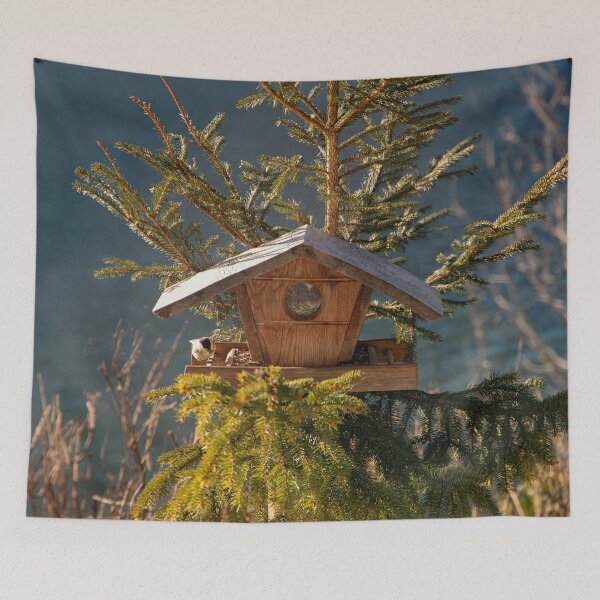 Item preview, Marsh Tit at the Birdhouse designed and sold by CheekyChameleon.