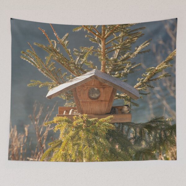 Item preview, Marsh Tit at the Birdhouse II designed and sold by CheekyChameleon.