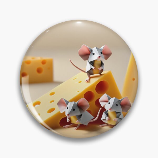 Artikelvorschau, Origami-Kunst – Die käsigen Abenteuer der kleinen Verkoster: Momente, in denen Mäusebabys fressen entworfen und verkauft von ArtfulFolds.