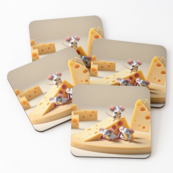 Item preview, Origami Art - The Cheesy Adventures of Tiny Tasters: Baby Mice Munching Moments designed and sold by ArtfulFolds.