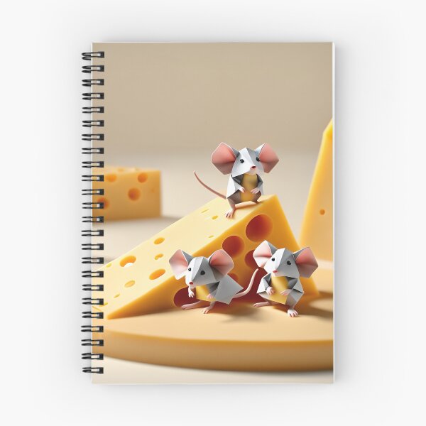 Artikelvorschau, Origami-Kunst – Die käsigen Abenteuer der kleinen Verkoster: Momente, in denen Mäusebabys fressen entworfen und verkauft von ArtfulFolds.