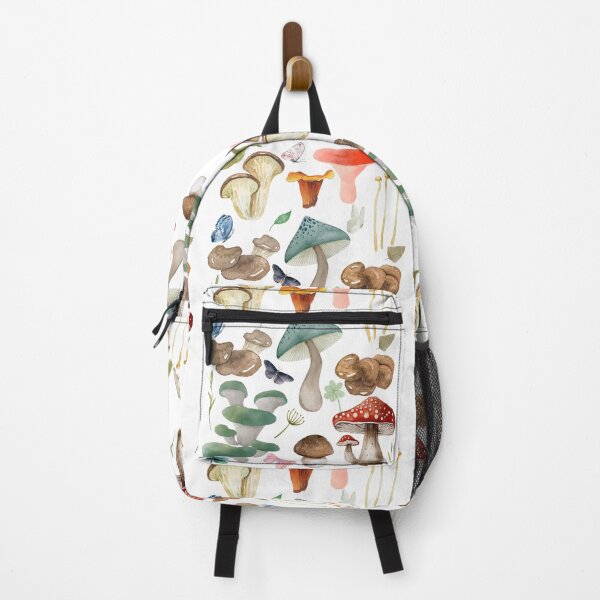 Item preview, Mushroom butterflies watercolor floral flower botanical designed and sold by Dominika Farkašová.