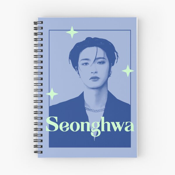 Item preview, Cartel azul de ATEEZ - Seonghwa 성화 designed and sold by wigee.