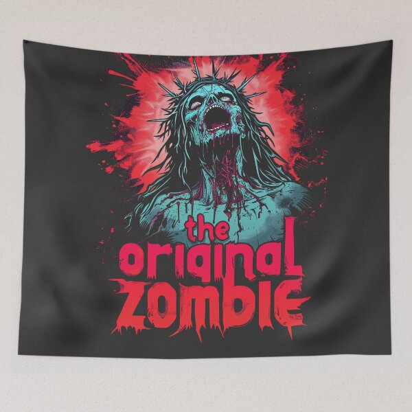Item preview, Zombie Jesus - The Original Zombie, Funny Easter Atheist Joke Internet Meme designed and sold by PrintShangri-La.