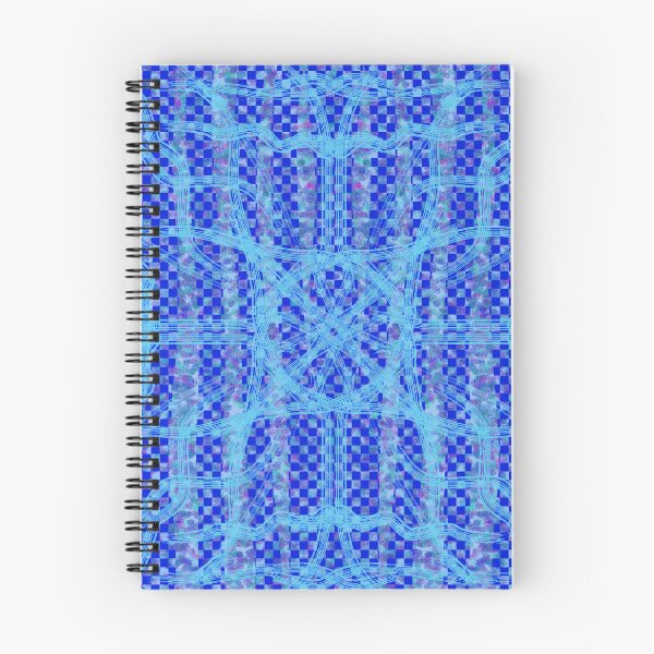 Item preview, Blue Checks Mint Lines designed and sold by Annette Marionneaux Stevenson.