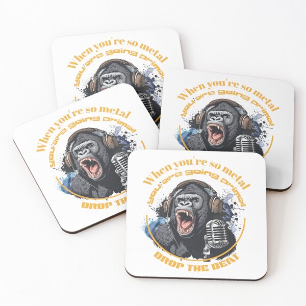 Item preview, when you are so metal, you are going primal, drop the beat designed and sold by jean giosi.