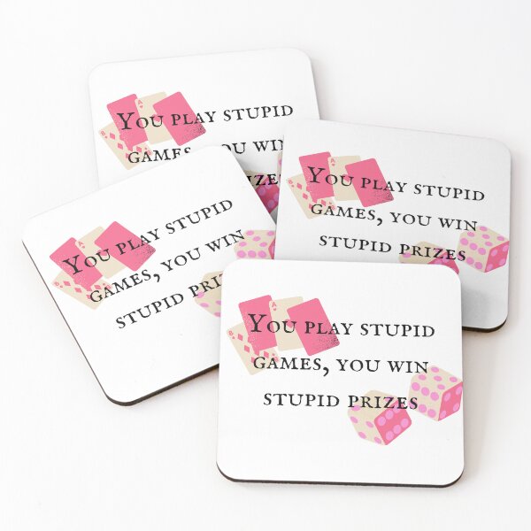 Item preview, You play stupid games, you win stupid prizes sticker designed and sold by EnchantAtelier.