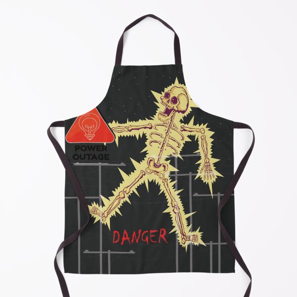 Item preview, HAZARD ! electricity kills designed and sold by ArtUnssDesigns.