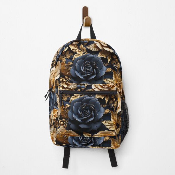 Item preview, Midnight and Gold - 3D Rose Extravaganza designed and sold by TriarArt.
