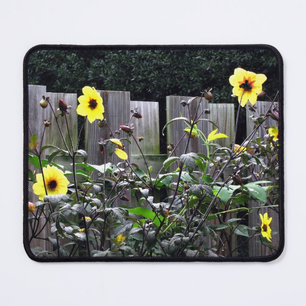 Item preview, Work Area with Yellow Dahlias designed and sold by Betty Mackey.