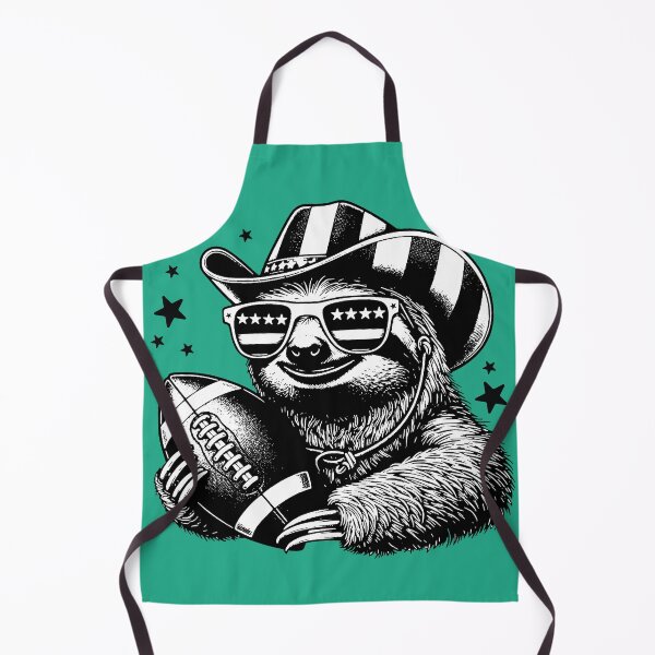 Item preview, Funny American Football Sloth designed and sold by NawalMagdy.