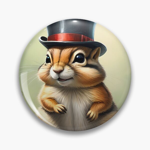 Item preview, Chipmunk wearing a top hat designed and sold by BlacCollection.
