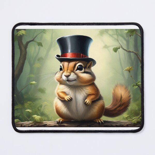 Item preview, Chipmunk wearing a top hat designed and sold by BlacCollection.