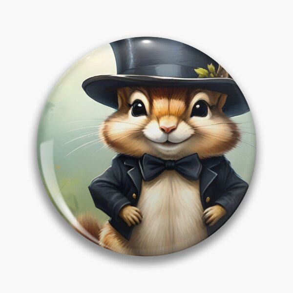 Item preview, Chipmunk wearing a top hat designed and sold by BlacCollection.
