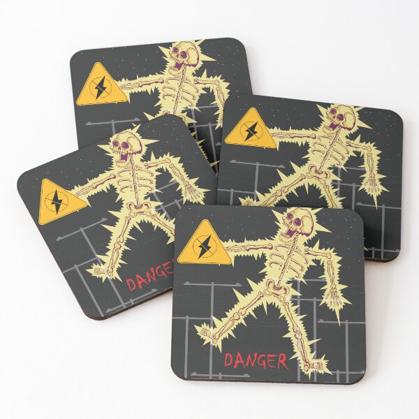 Item preview, HAZARD ! electricity kills designed and sold by ArtUnssDesigns.