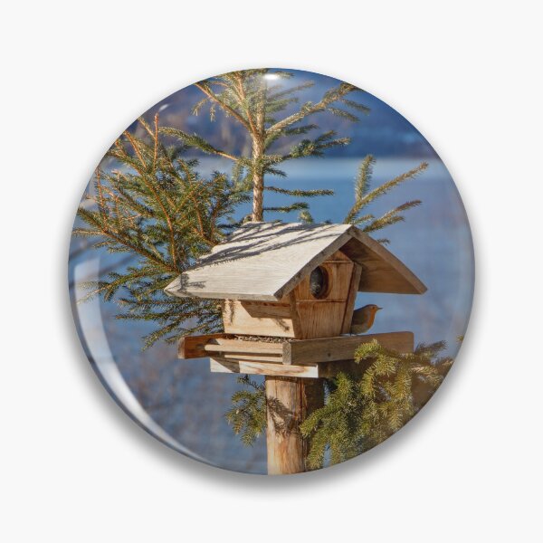 Item preview, Robin at the Birdhouse designed and sold by CheekyChameleon.