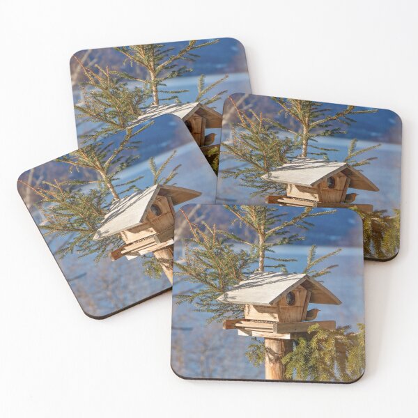 Item preview, Robin at the Birdhouse designed and sold by CheekyChameleon.