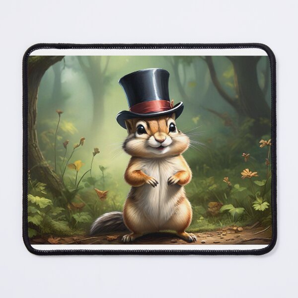 Item preview, Chipmunk wearing a top hat designed and sold by BlacCollection.