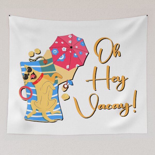 Item preview, Oh Hey Vacay, Beach, Sand, Sun, Vacations, Travel, designed and sold by Henrylizarraga.