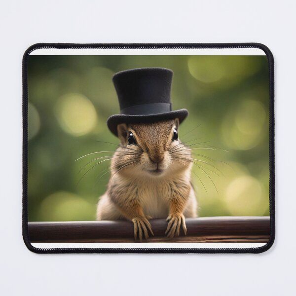 Item preview, Chipmunk wearing a top hat designed and sold by BlacCollection.