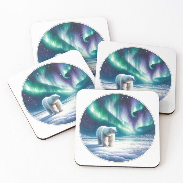 Item preview, Polar Bear | Northern Lights | Winter | Aurora Borealis | Arctic designed and sold by ShopCoolStop.