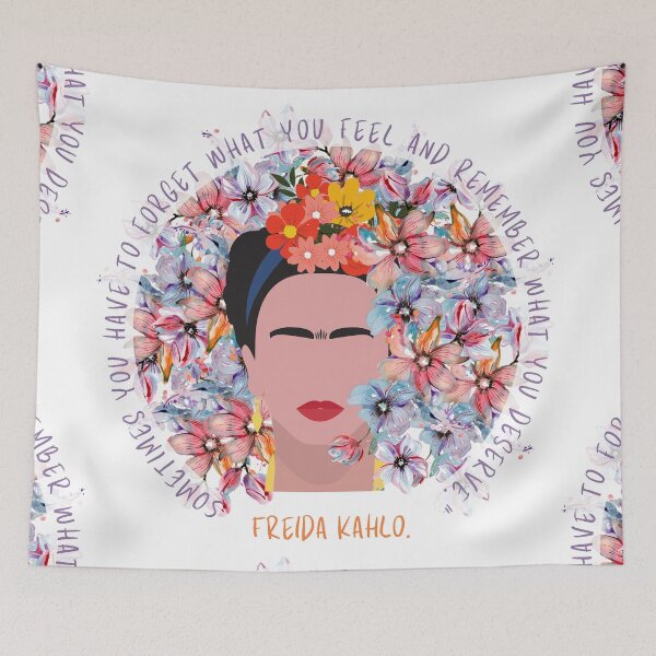 Item preview, Freida Kahlo flourish Quote, Flower garden, Sticker, flowers, poster, colorful, gift card, artboard print, Journals, iPhone Cases, Scarves, Canvas Print, Framed Art Print, Photographic, Metal Print, designed and sold by SpiralStairShop.
