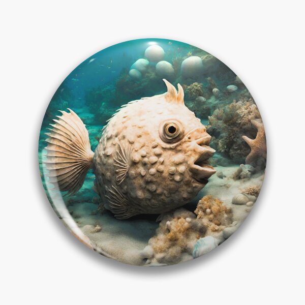 Item preview, Seabed, shells, rocks, strange fish designed and sold by janjacbu.