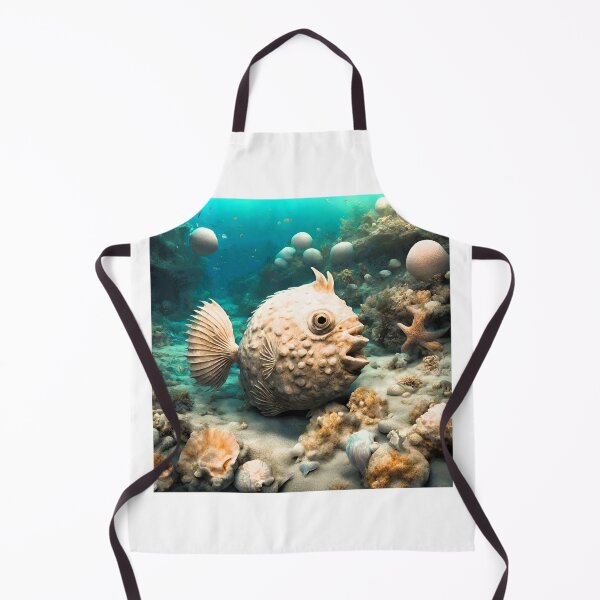 Item preview, Seabed, shells, rocks, strange fish designed and sold by janjacbu.