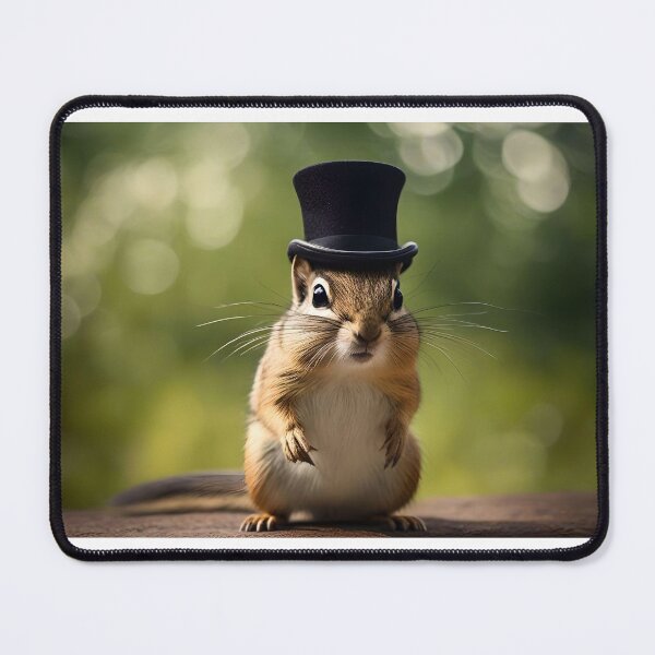 Item preview, Chipmunk wearing a top hat designed and sold by BlacCollection.