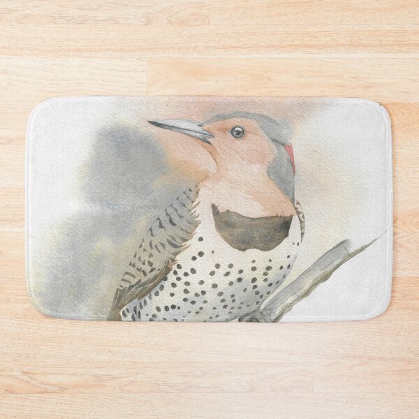 Item preview, northern flicker watercolor bird portrait designed and sold by L'Atelier Oranjade.