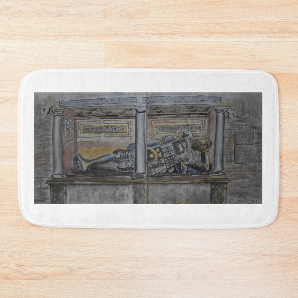 Item preview, Watercolor Sketch - Robert Seward Tomb, Ely Cathedral, England designed and sold by Igor Pozdnyakov.