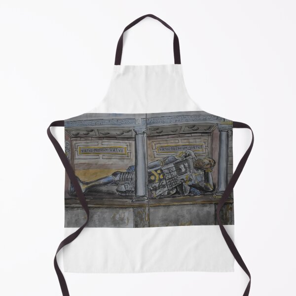 Item preview, Watercolor Sketch - Robert Seward Tomb, Ely Cathedral, England designed and sold by Igor Pozdnyakov.