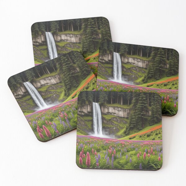 Item preview, Waterfall In The Meadows designed and sold by Dryden Stewart Enterprises.