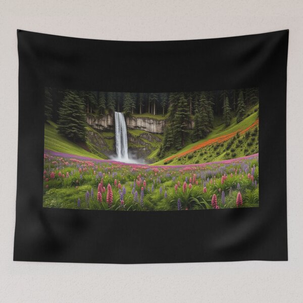 Item preview, Waterfall In The Meadows designed and sold by Dryden Stewart Enterprises.