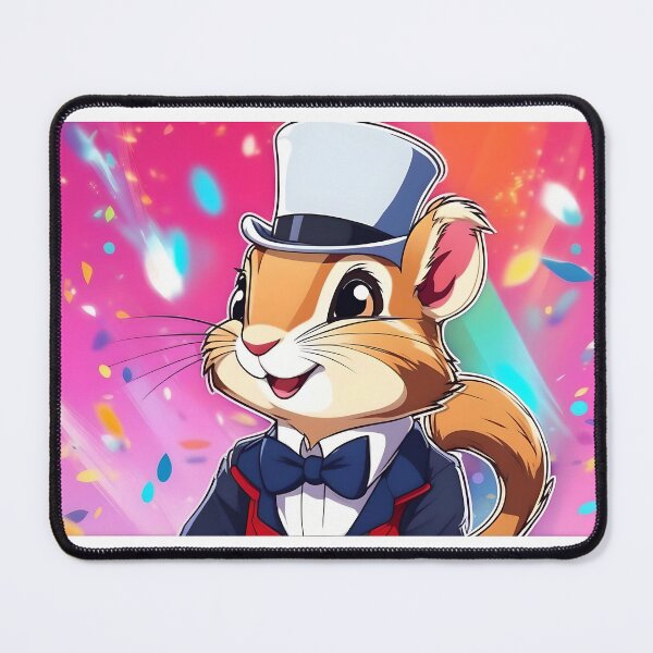 Item preview, Chipmunk wearing a top hat designed and sold by BlacCollection.