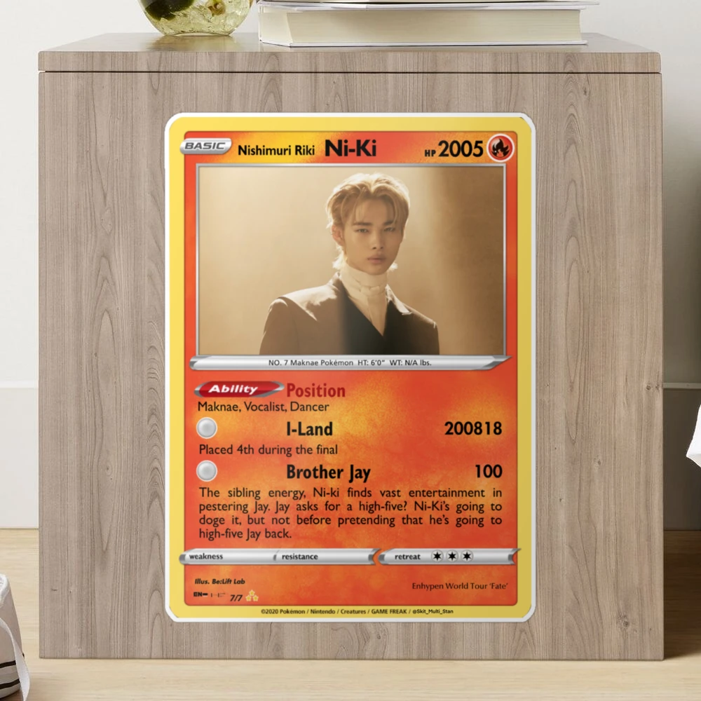 Enhypen Niki 2nd World Tour 'Fate' Poké-card