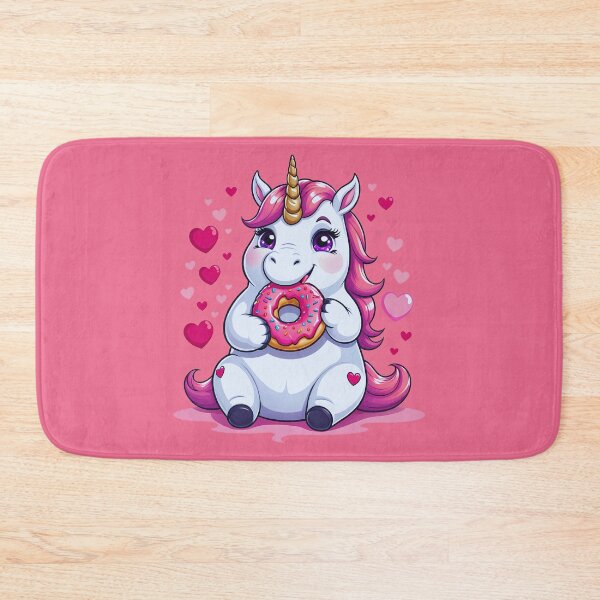 Item preview, Unicorn Lover, Chubby Unicorn Eating Donut designed and sold by saloui.