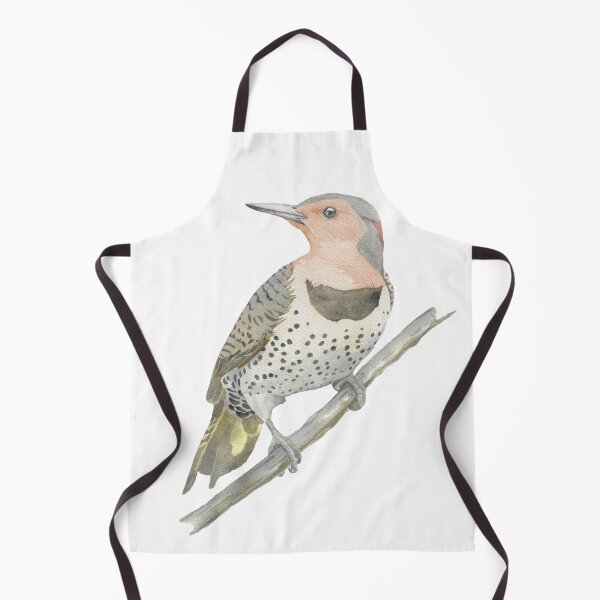 Item preview, northern flicker watercolor bird portrait v2 designed and sold by L'Atelier Oranjade.