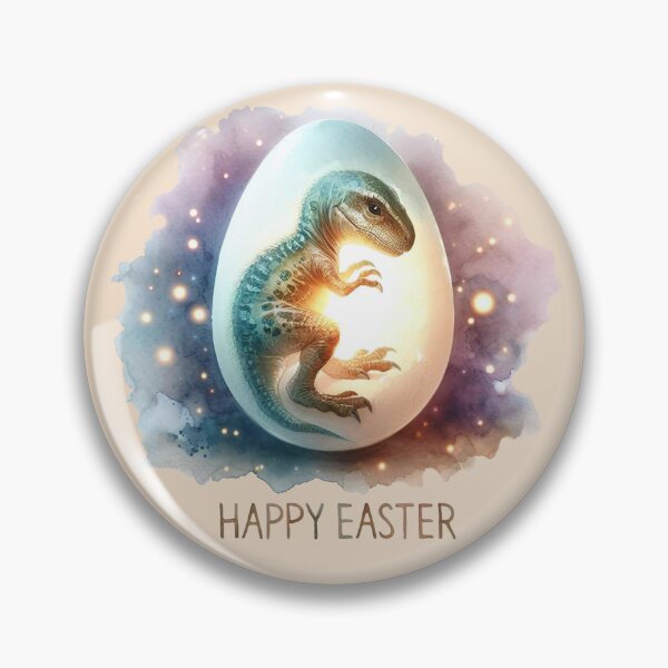 Item preview, Happy Easter Dinosaur Egg designed and sold by Vkinsify.