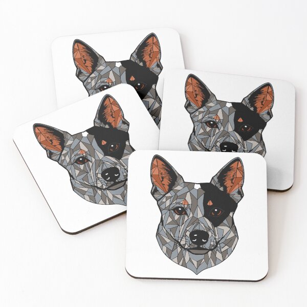 Item preview, Blue Heeler Mosaic designed and sold by vcalemine.