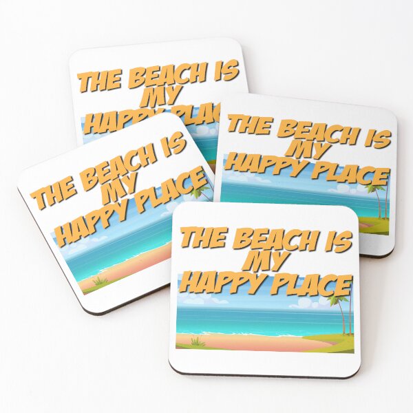 Item preview, The Beach Is My Happy Place, Travel, Sand, Sun, Beach, designed and sold by Henrylizarraga.