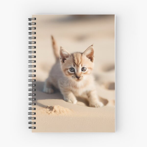 Item preview, Cute Kitten playing in the Sand designed and sold by Gaborai.