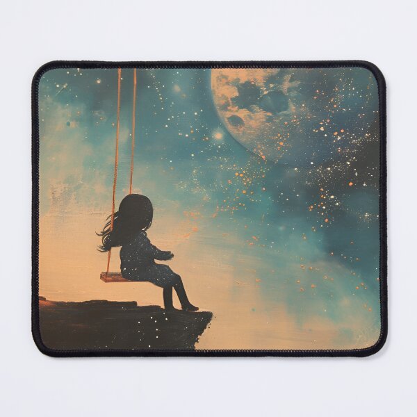 Item preview, Girl on a swing designed and sold by oilidesing.